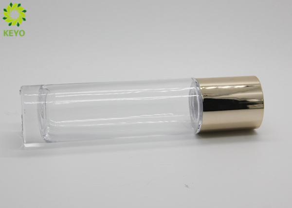 100ml 120ml Liquid Moisturizing Lotion Cosmetic Bottles Glass With Gold Plastic Screw Cap