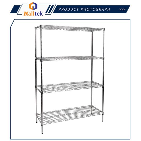 100кг нагрузки устойчивая хром металлической проволоки полки для торгового центра