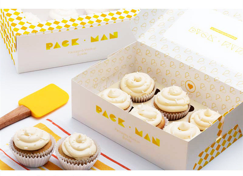Initial Payment Personalized Acrylic Happy Birthday Cake Box with Custom Logo Design
