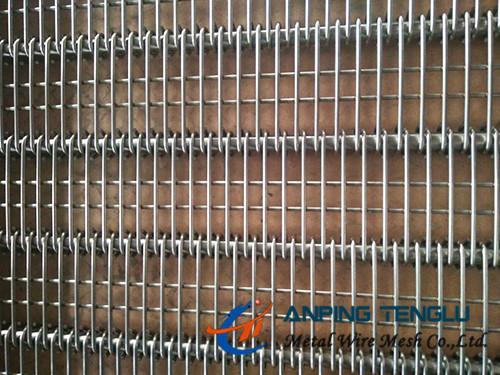 Stainlesss Steel Eyelink Belt (Wire Ring Belt), AISI Standard for Food Grade