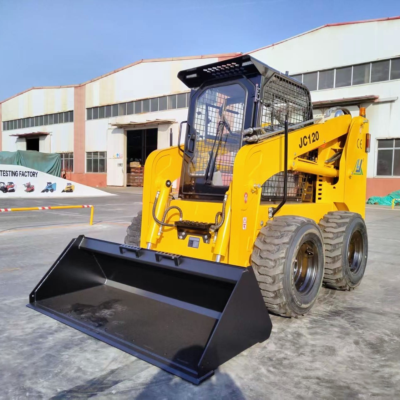 Jc120 1.2 Ton Skid Steer Loader Compact Construction Equipment Multi-Function Loader