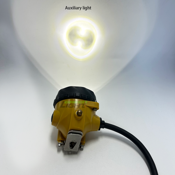 LED Mining Lamps Corded Miners Cap Lamp with Rechargeable Battery Providing 25000 Lux Brightness for Underground Work Lighting