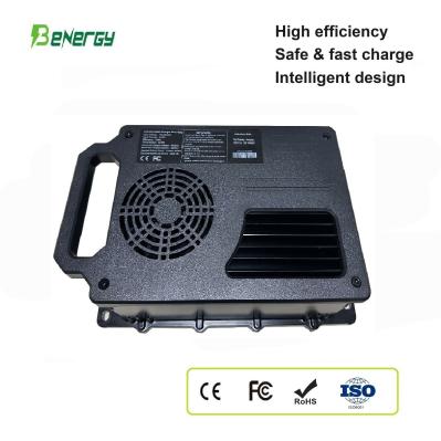 Atualize seu sistema de carregamento com um carregador de bateria de íons de lítio de alto desempenho de 48V 50A
