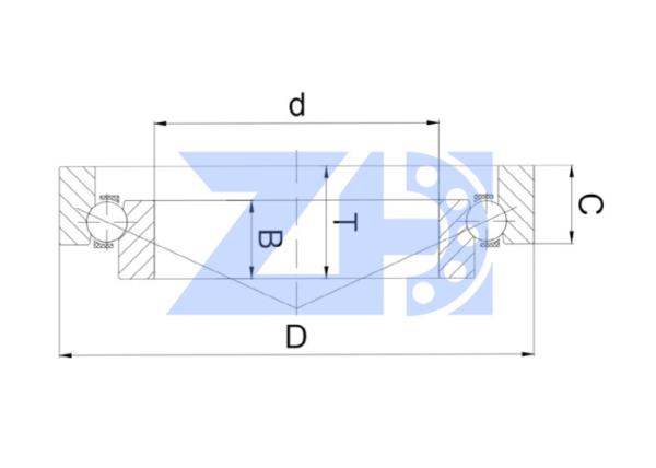 300x370x32 Angular Contact Excavator Bearing AC6037 Bearing angular ball bearing