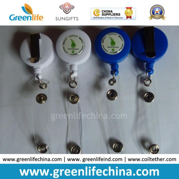 Wholesale Multi-Style Yoyo Plastic Promotional Retractable ID Logo Badge Reels