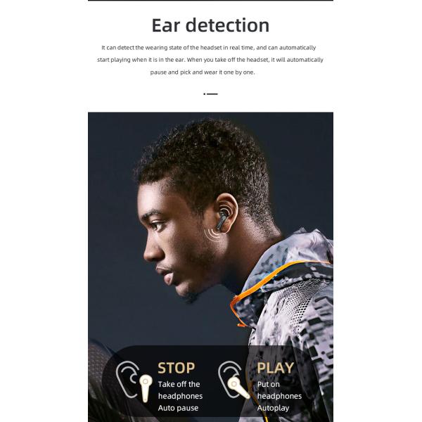 OEM IPX4 Sports Wireless Bluetooth Earbuds Noise Cancelling In Ear Headphones