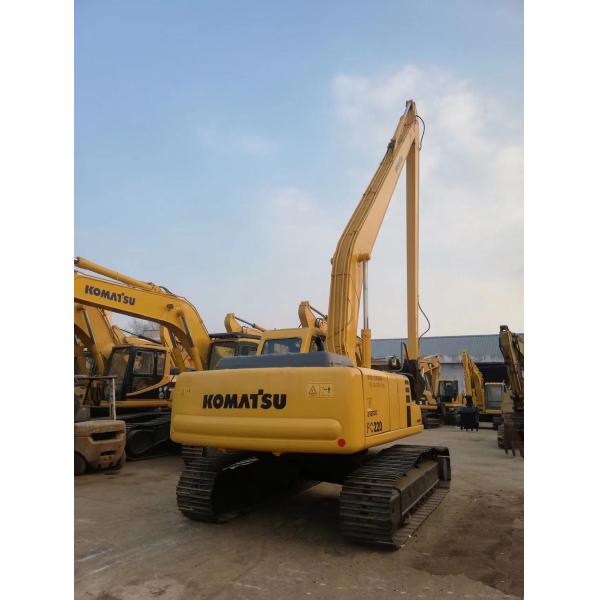 Second Hand Komatsu PC220 Excavator With 20m Long Boom