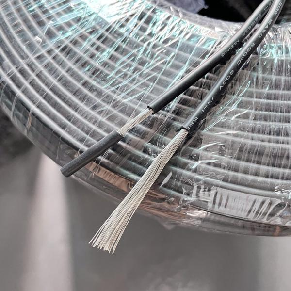 UL3135 Battery Silicone Flexible Cable , Anti Corrosion 12 AWG Black Wire