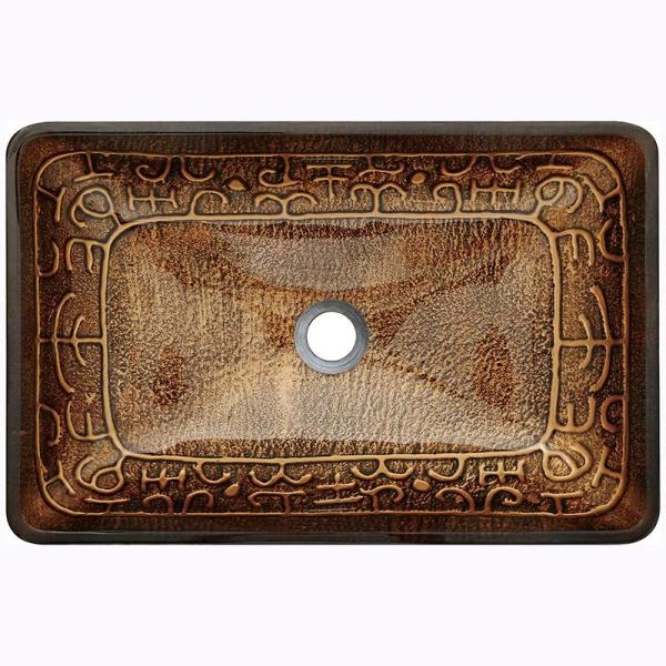 Large Rectangular Vessel Sinks Bathroom Hot Melt Hand Drawing