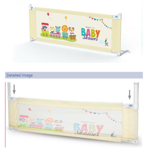 Baby Items Safe Eco-Friendly Child Safety Bed Rail Colorful Non-toxic Safety Playpen Baby Play Fence