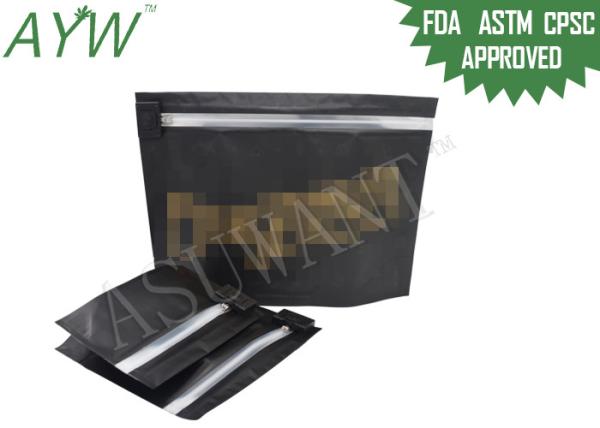 MOPP Optional Size Child Safety Packaging Zip Lock Bags Anti Static With Custom Logo