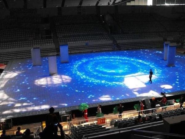3d Dance Floor LED Display , 6000cd Interactive LED Floor Screen