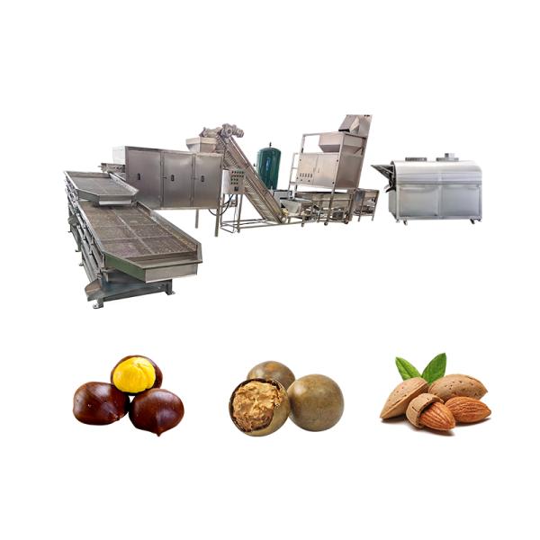 Restaurant Fully Automatic Nut Snack Single Double Rotary Roller Seasoning Flavoring Production Line