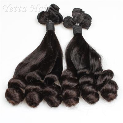 Cabelo real do Virgin de Funmi do indiano, Weave do cabelo humano de Remy para mulheres negras