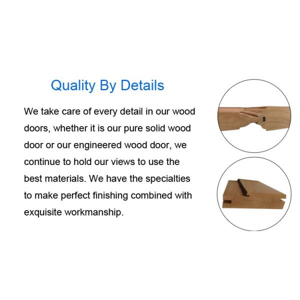 ISO9001 HDF Modern Wooden Entrance Doors 160cm Solid Core Entry Door