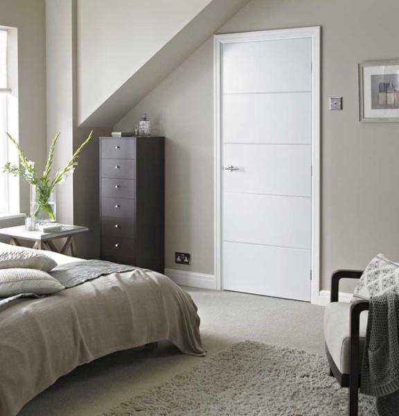 MDF Wood Composite Door 650mm - 900mm Width For Office / Living Room