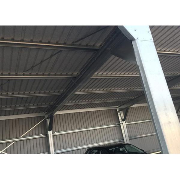 Prefab здания склада 100x60x8 с рифленым стальным настилая крышу листом