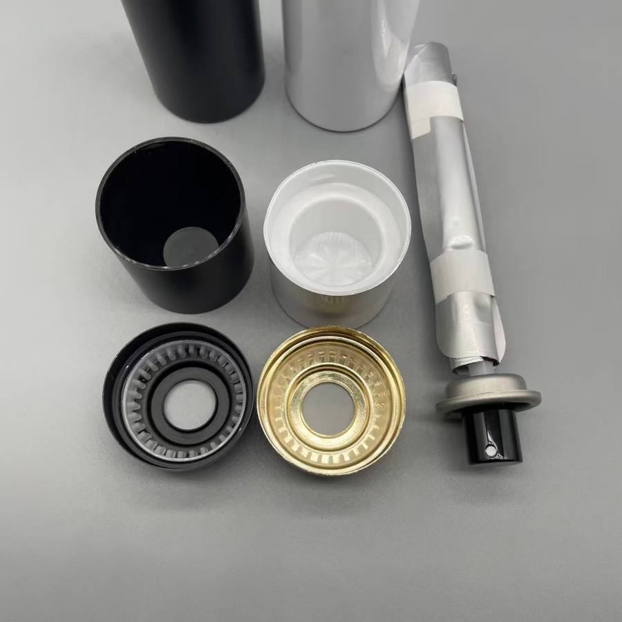Bag on Valve Aluminum Aerosol Can, Pressurized BOV Canister for Body Spray Cosmetic Packaging