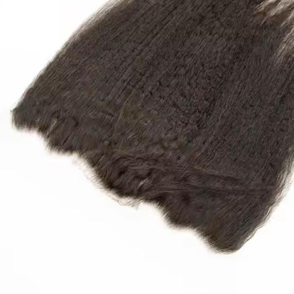 Kinky straight Transparent Hd Lace Frontal 13X4  Lace Front Human Hair Pre-plucked Natural Hairline, Hd Lace Frontal Closure