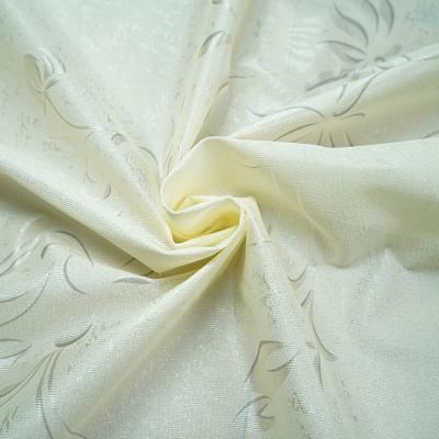 Tela lisa bege 70gsm-90gsm do colchão do jacquard da resistência clara