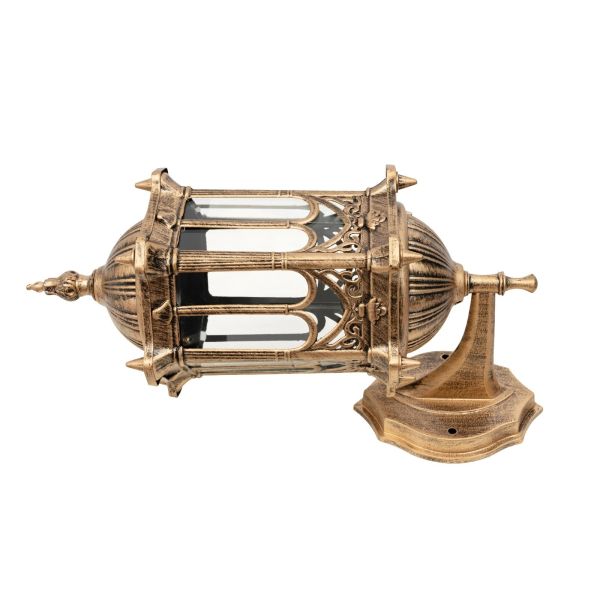 Hotel Bedside Lighting Postmodern long pole Round Glass Wall Lamp (WH-VR-115)