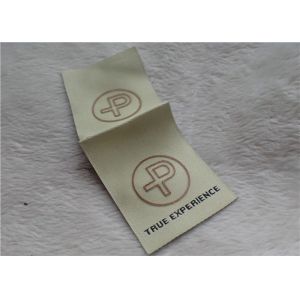 Ярлыки одежды логотипа средней сплетенные створкой Шинны СГС БВ толщины ОЭКО золота 0.4мм