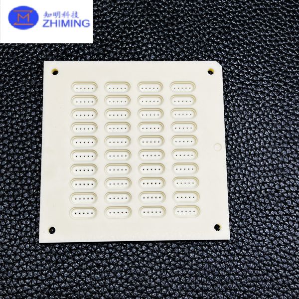 Alumina Ceramic Custom Component High Precision Multi-Hole Plate