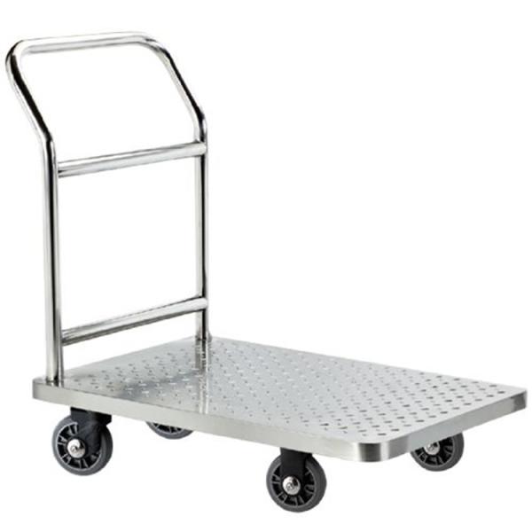 900MM 850MM 500kgs Warehouse Logistic Trolley Foldable Platform Hand Truck