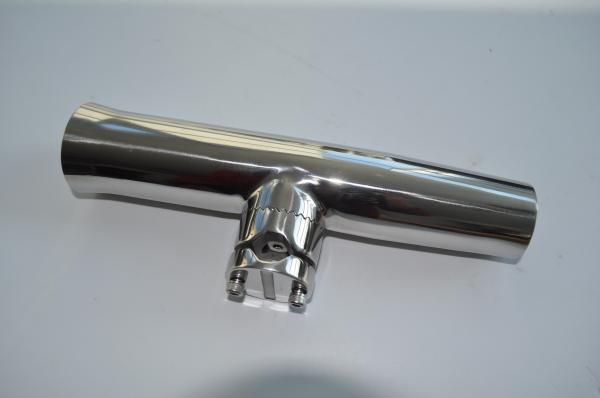Tournament Style Stainless Steel Clamp Fishing Rod Holder  to 2 For Boat Isure Marine