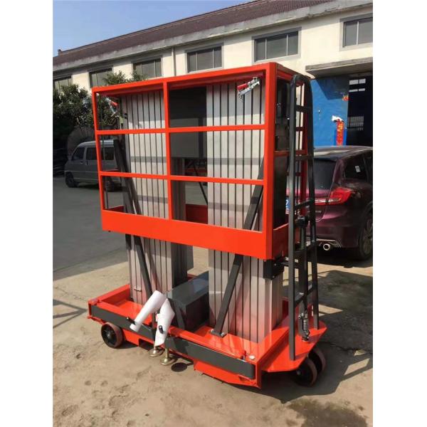 Plateforme de travail aérienne auto-propulsée entièrement électrique hydraulique intérieure 8 m mobile