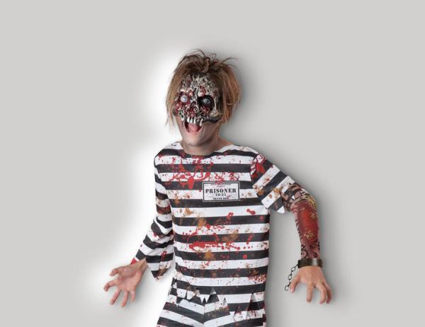 Party Carnival Animal Fancy Dress , Creepy Convict Tween Halloween Costumes