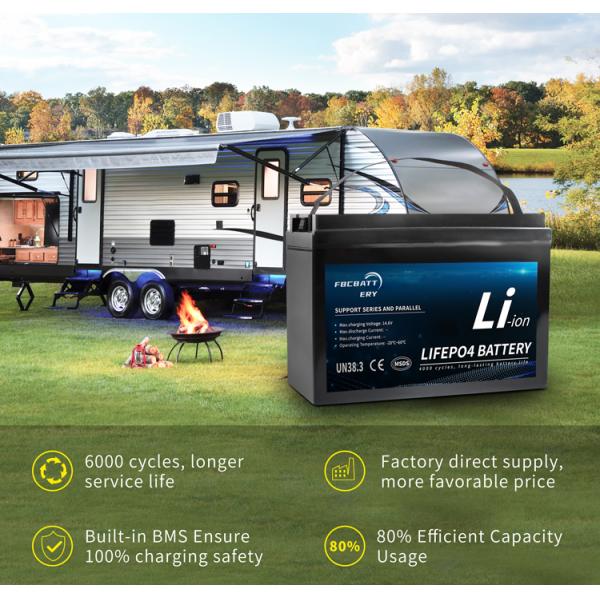 Литий-ионный аккумулятор подводных лодок 12v, Abs расквартировывая перезаряжаемые блок батарей Lifepo4