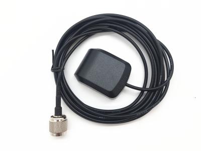 TNC Male Connector Portable Car GPS Antenna , Vehicle Gps Antenna With RG 174 3 M Cable