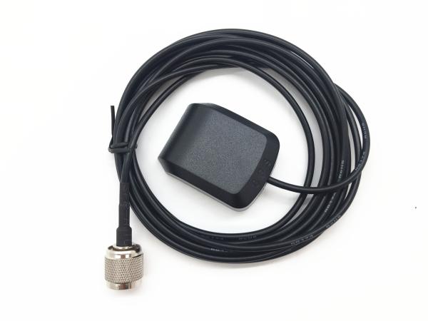 TNC Male Connector Portable Car GPS Antenna , Vehicle Gps Antenna With RG 174 3 M Cable