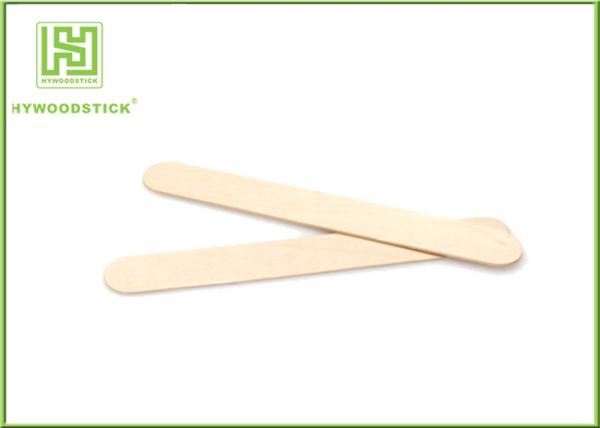 Professional Wooden Waxing Spatulas For Hair Removal Smooth And Round Edge