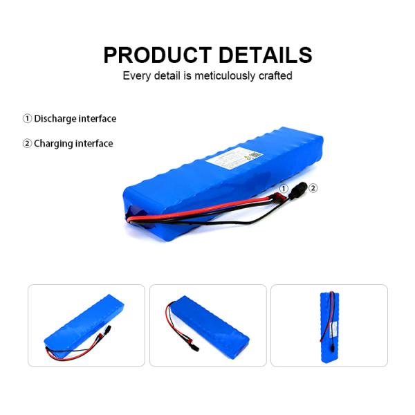 36v 10ah Литий-ионный аккумулятор для электрического велосипеда перезаряжаемый