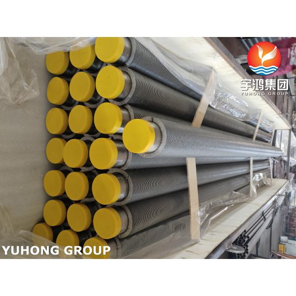 ASTM A335 P9 Alloy Steel Solid Fin Tubes For Petrochemical Refining Industries