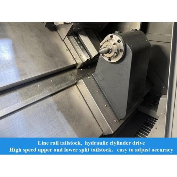 Precision CNC Lathe Large Span Spindle HTC40Q BMT55 Power Turret Slant Bed CNC Lathe With Y Axis Bar Feeder