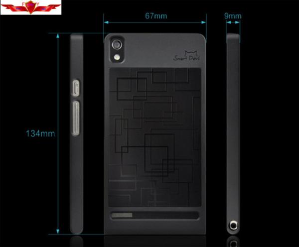New Arrival HUAWEI ASCEND P6 Stainless Steel Cover Cases Accurate Holes Durable Four Types