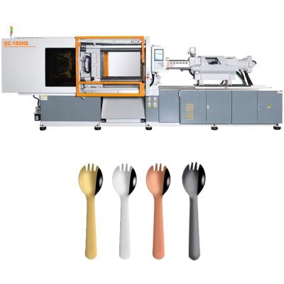180T Plastic Injection Machine Orange Color High Strength Precision Clamping Structure