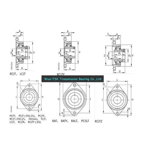 INNA GERMANY PCJT17 Mounted Ball Bearings Unit With Bolt Hole , 0.5kg
