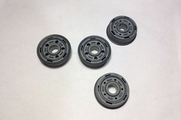 Одиночной поршень заполненный губой Ptfe фронта удара Od 30,13 до 30,33 Mm в черном цвете