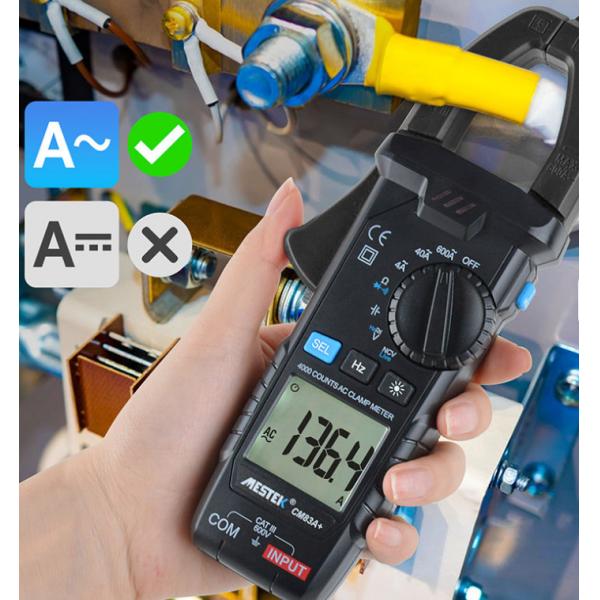 AC current Digital Clamp Meter 600A CM83A+ Digital Clamp Meter Automatic Range True RMS High Precision Clamp Meters