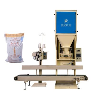 equipamento de embalagem de 25kg Sugar Rice Wheat Corn Kernels com tela táctil da cor