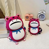La grenouille personnalisée porte crayon en silicone sac à main pour enfants sac à main pop sac à main scolaire fournitures cadeaux d'anniversaire