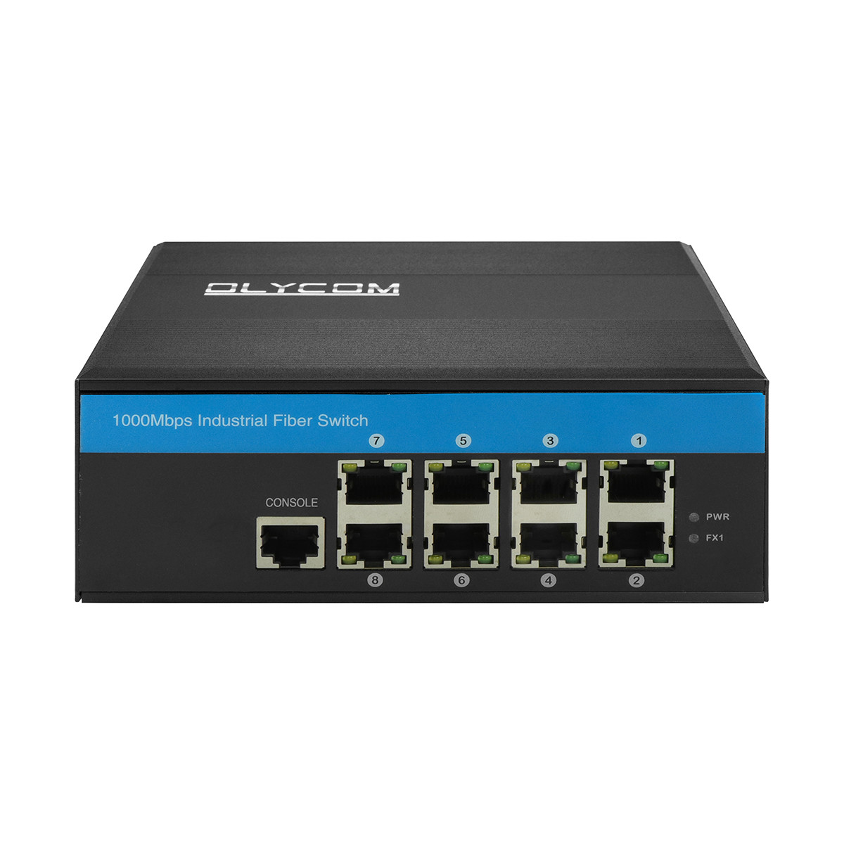 8 Port Managed PoE Switch Гигабитный Ethernet 240 Вт Активный POE Прочный корпус Чип Vitesse