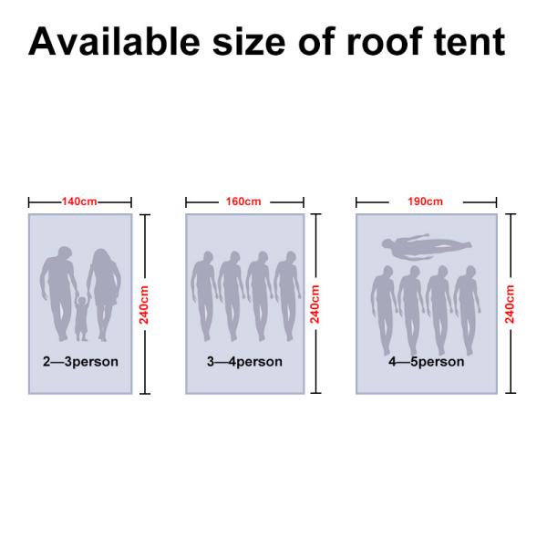крыши крыши раковины автомобиля Suv Rainproof перемещения ткани 4x4 алюминиевого располагаясь лагерем шатер мягкой верхний с окном в крыше