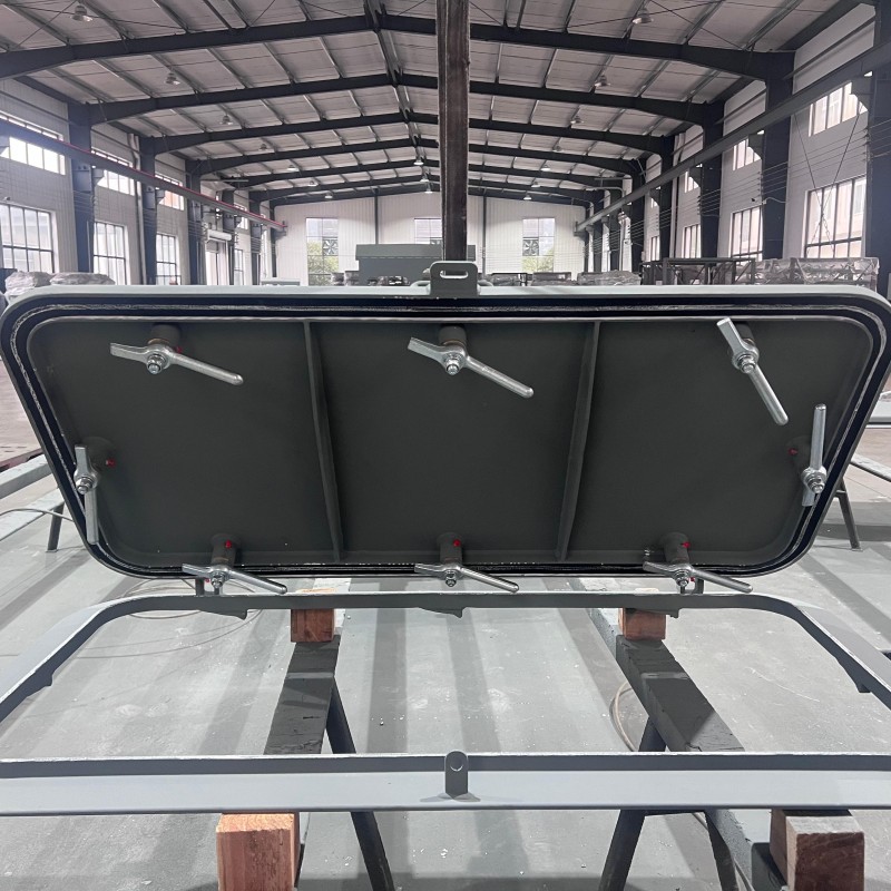 Single Steel Door for Marine Use Weathertight with Six Handles 1400*750 Size and 6 Thickness in New Condition