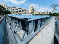OEM Reusable Above Ground Swimming Pool Aluminum With Anti Corrosion Treatment