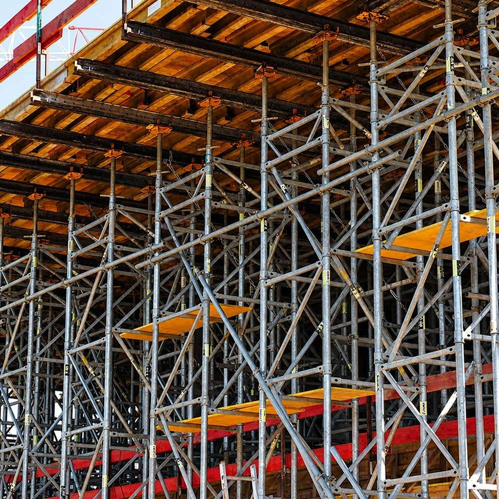 Adjustable Scaffolding Steel Prop with Secure Hook Locking System and 10kN - 35kN Load Capacity for Precision 50mm Hole Spacing